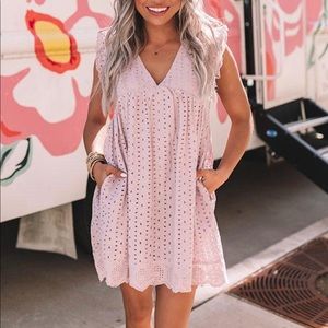 Eyelet romper